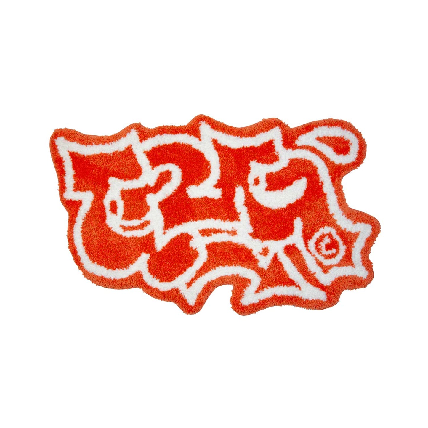 Orange Throwie Rug