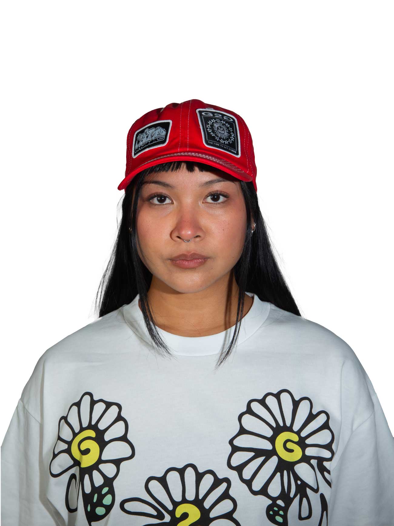 Red Patch Hat