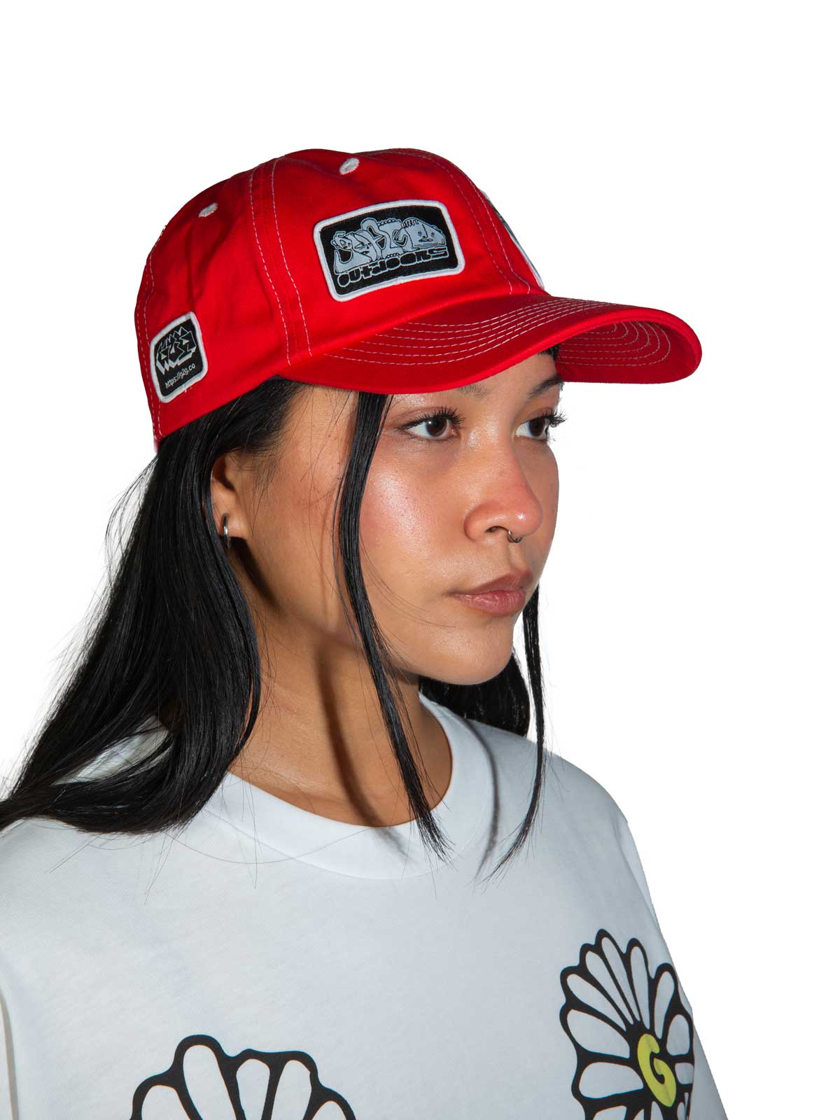 Red Patch Hat