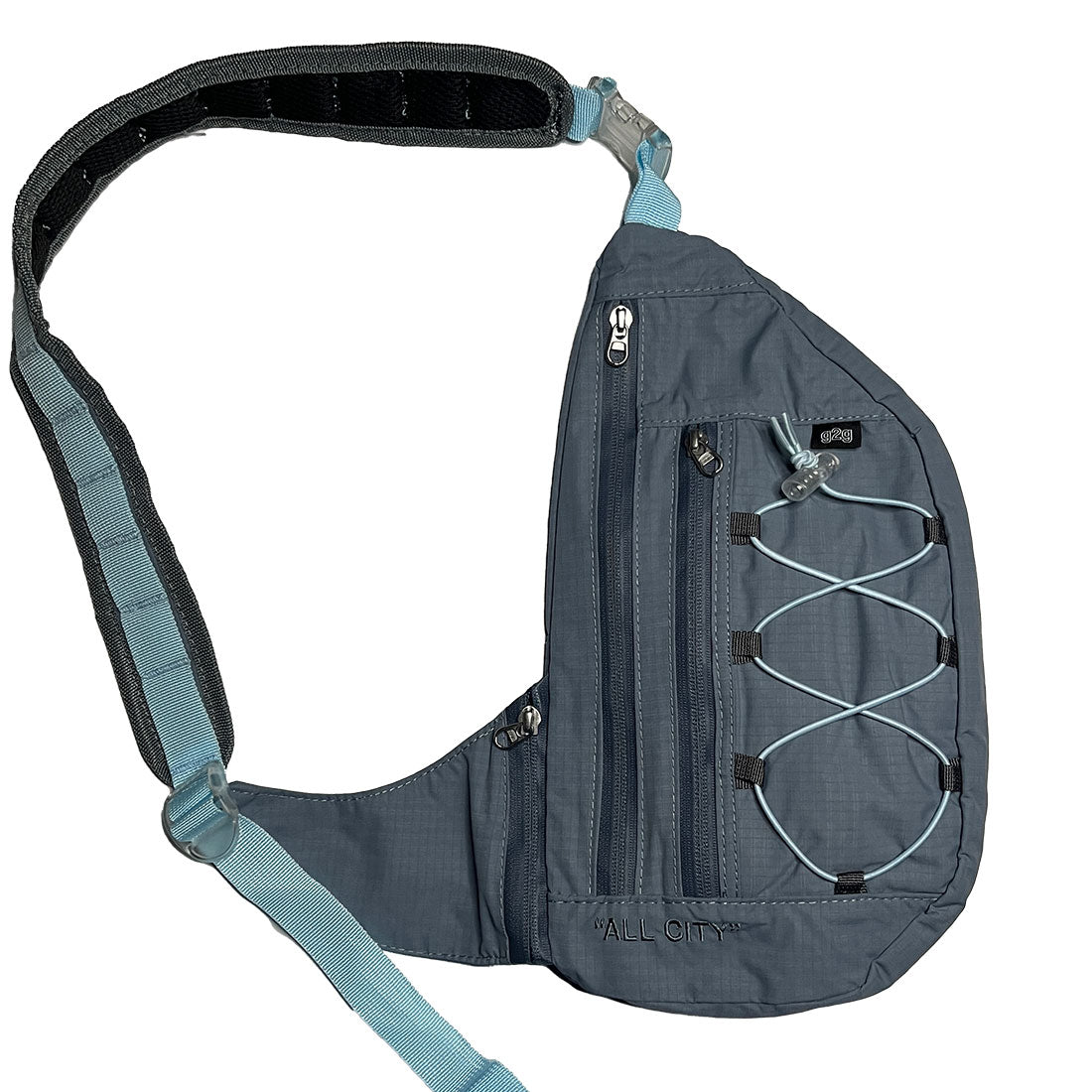 "ALL CITY" Crossbody 2L [Cyber Blue]