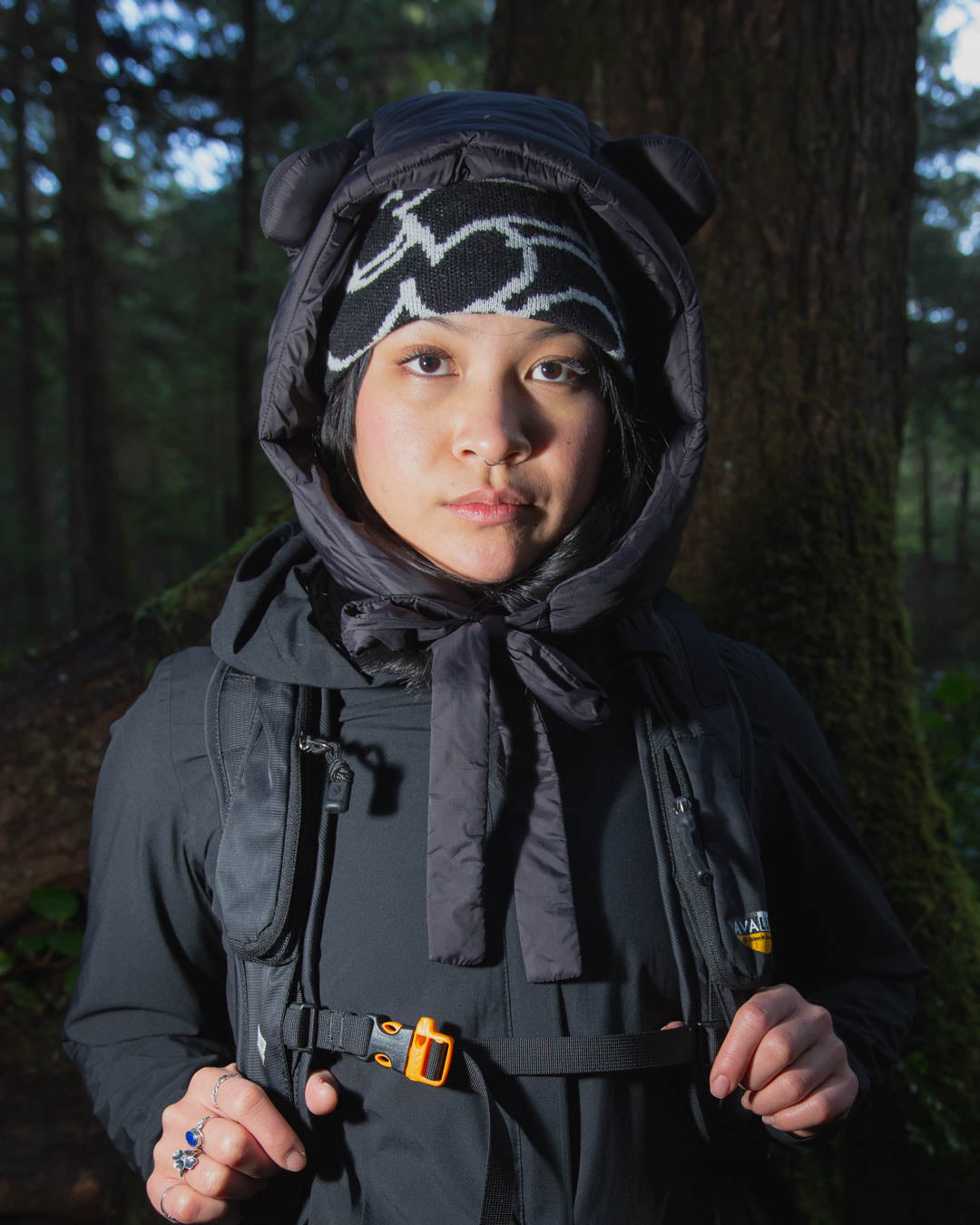 Puffer Bear Hood V2 [Midnight]