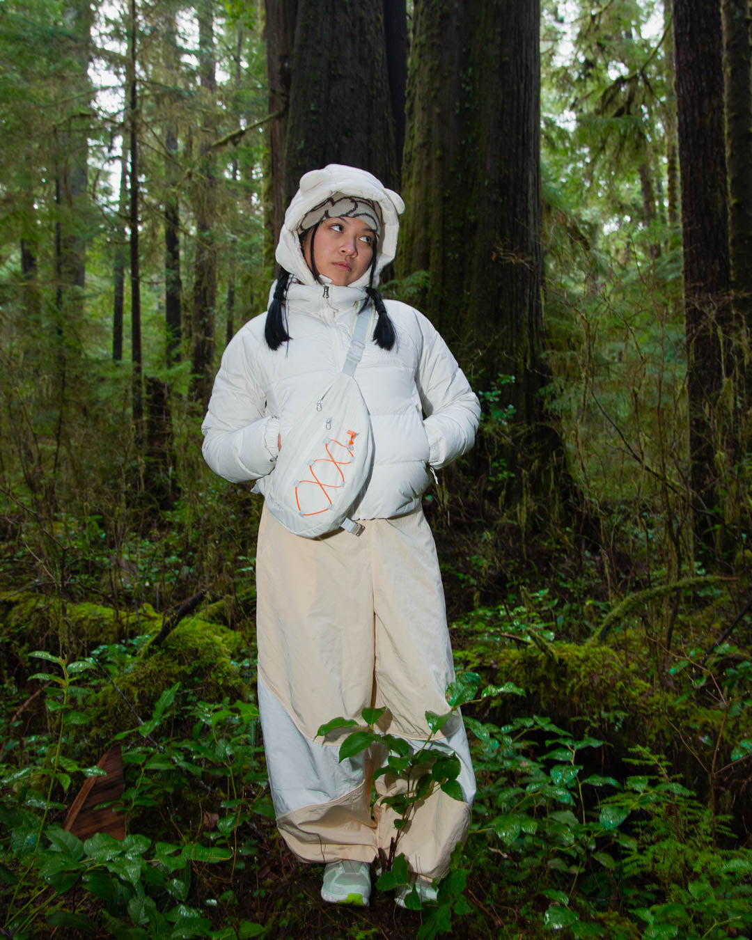 Puffer Bear Hood V2 [Pumice]