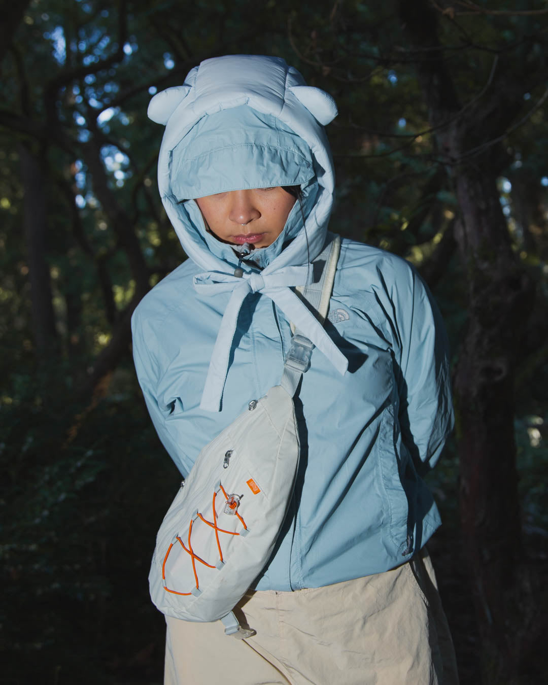 Puffer Bear Hood V2- Glacier