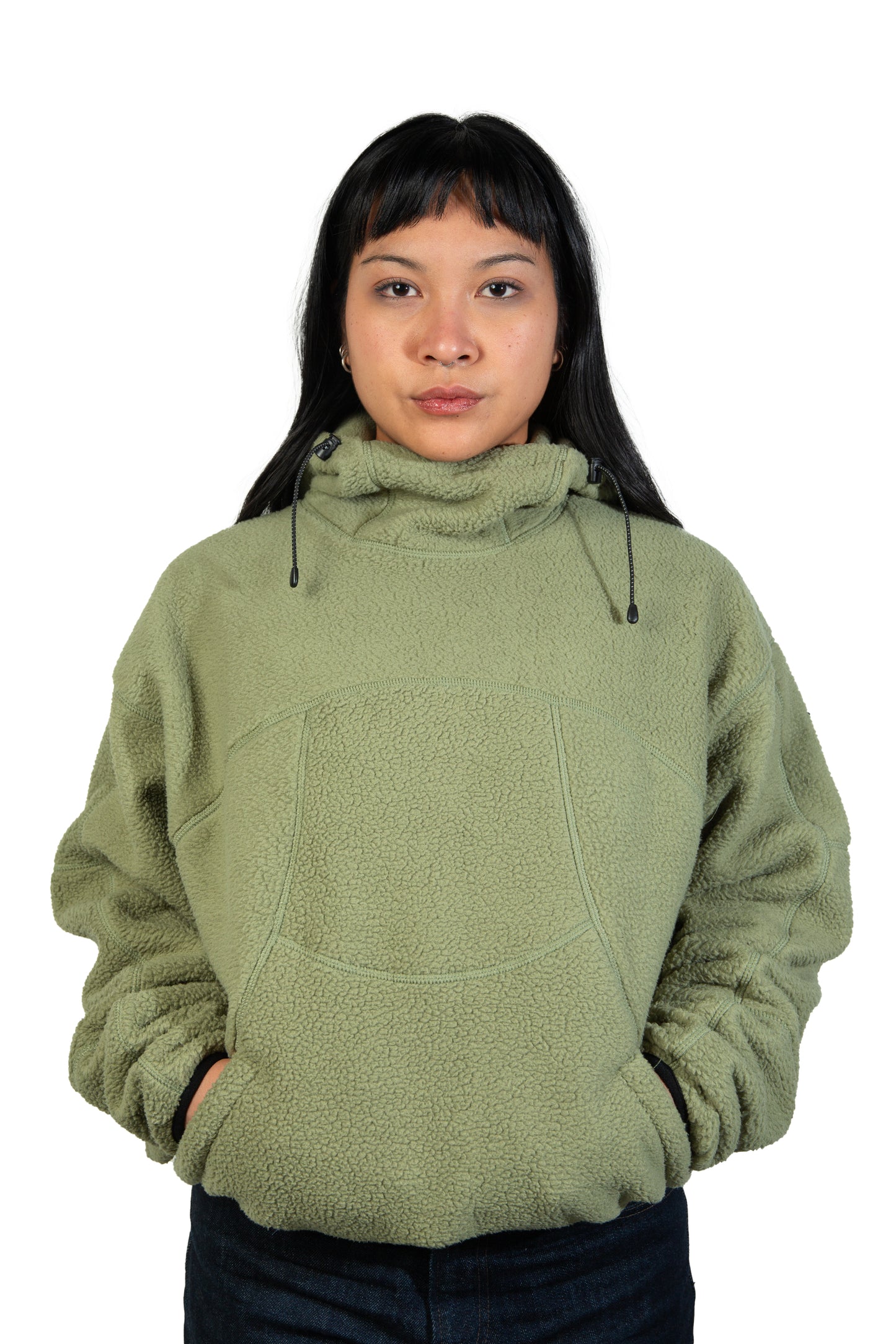 High Pile Pullover Fleece Jacket [Sage]