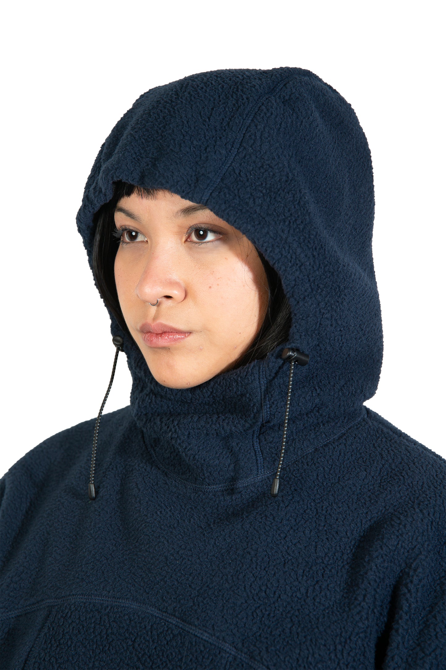 High Pile Pullover Fleece Jacket [Dark Navy]