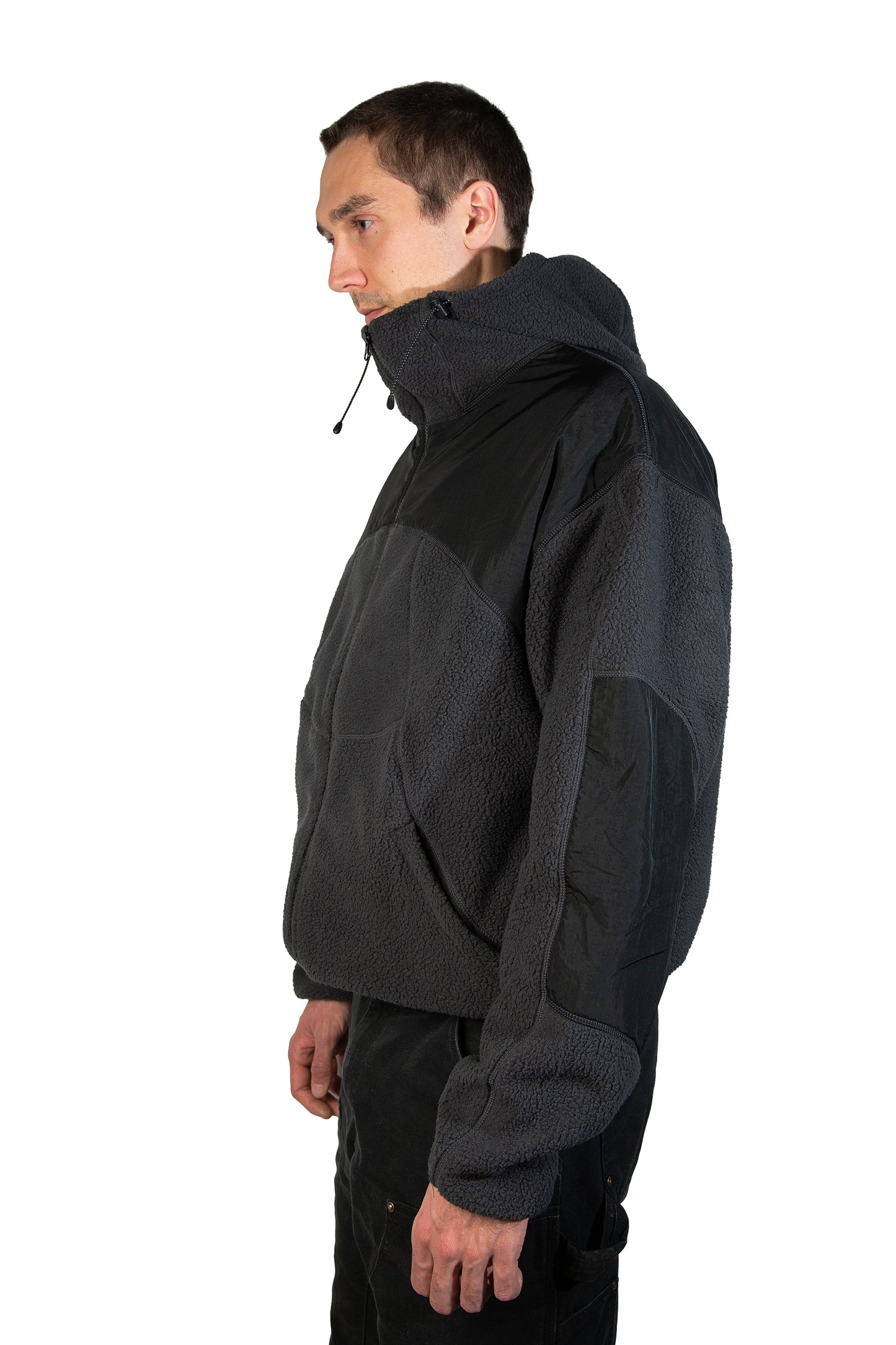High Pile Fleece Jacket [Charcoal]
