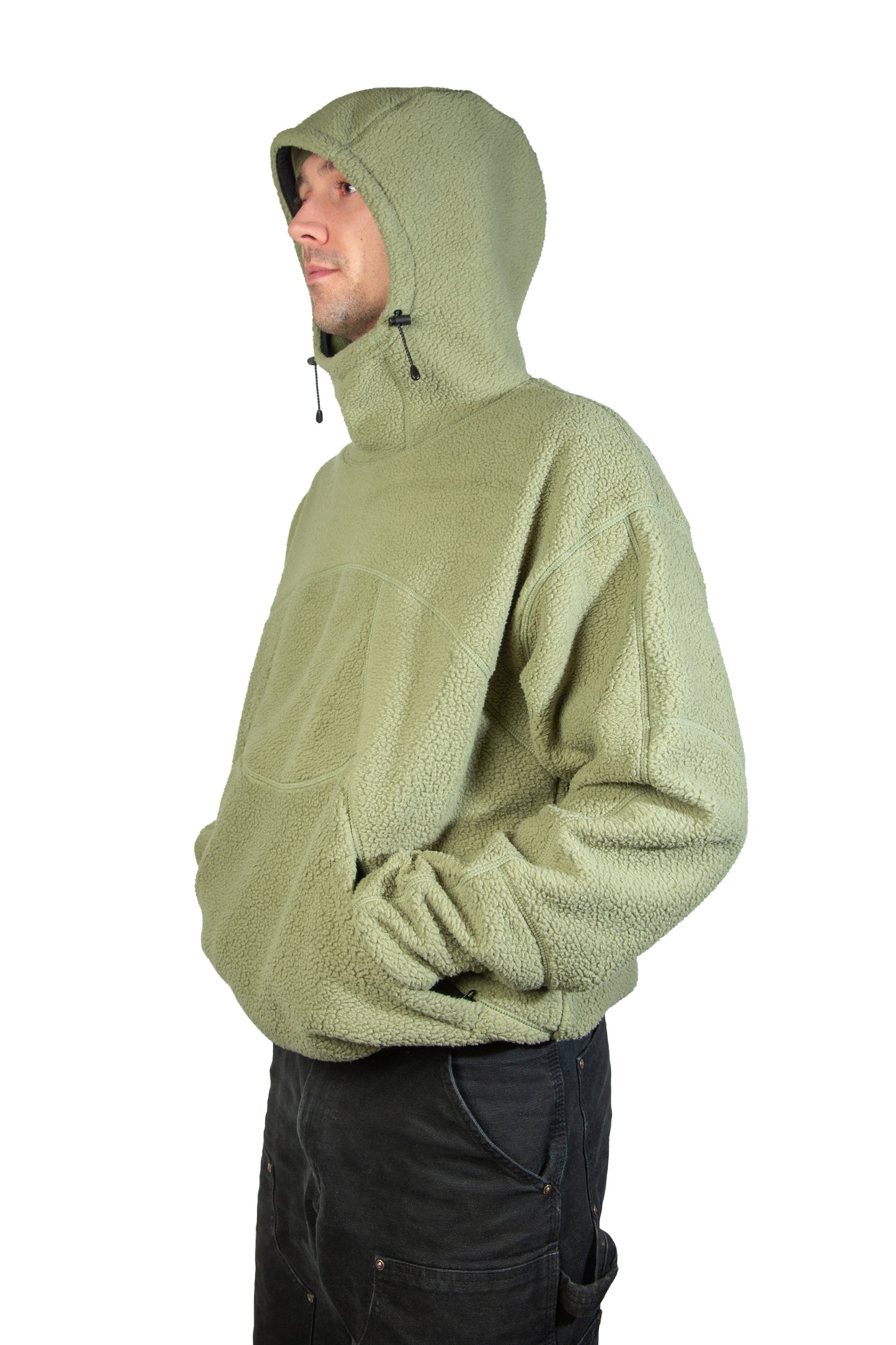 High Pile Pullover Fleece Jacket [Sage]