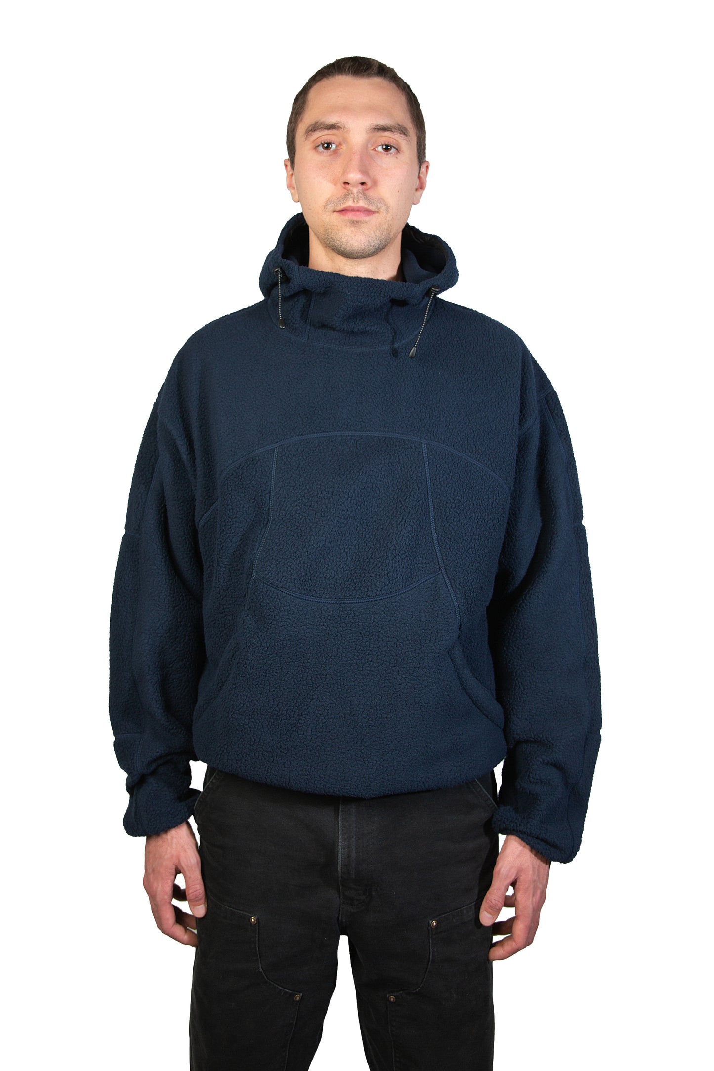 High Pile Pullover Fleece Jacket [Dark Navy]