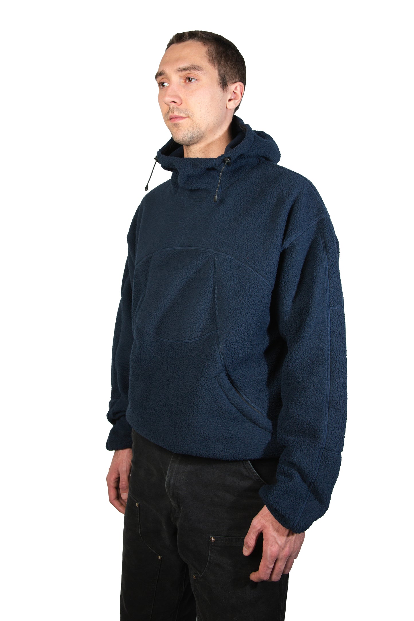 High Pile Pullover Fleece Jacket [Dark Navy]