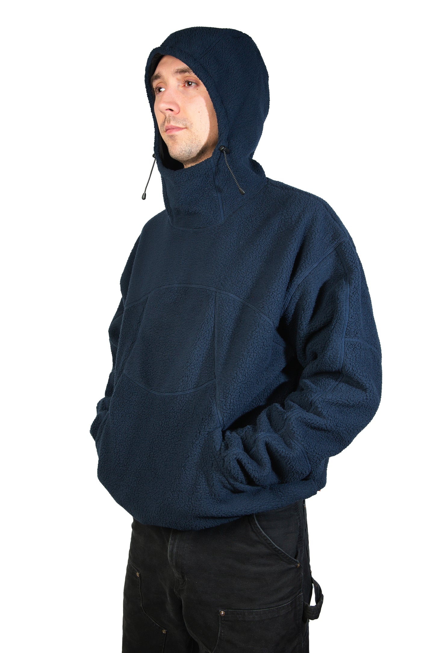 High Pile Pullover Fleece Jacket [Dark Navy]