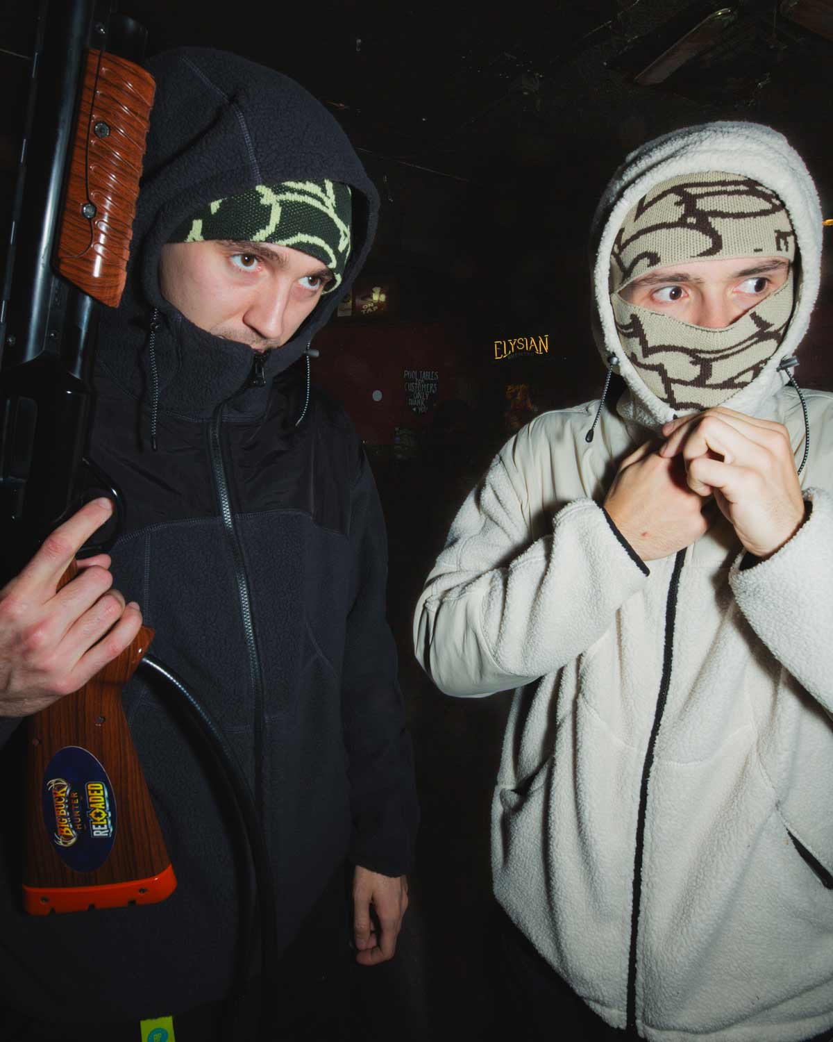 Hollow Skull Balaclava - Morel