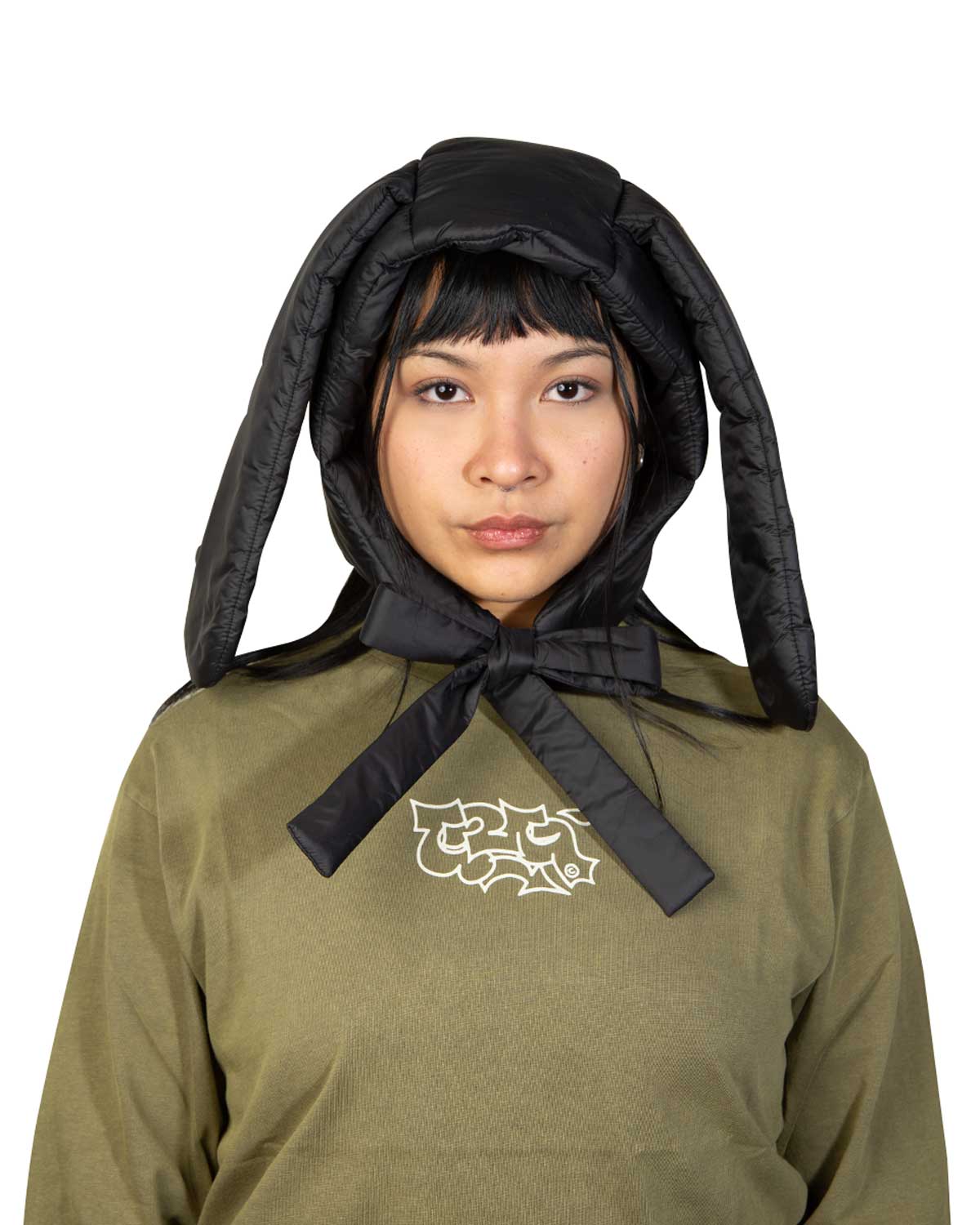 Puffer Bunny Hood [Midnight]