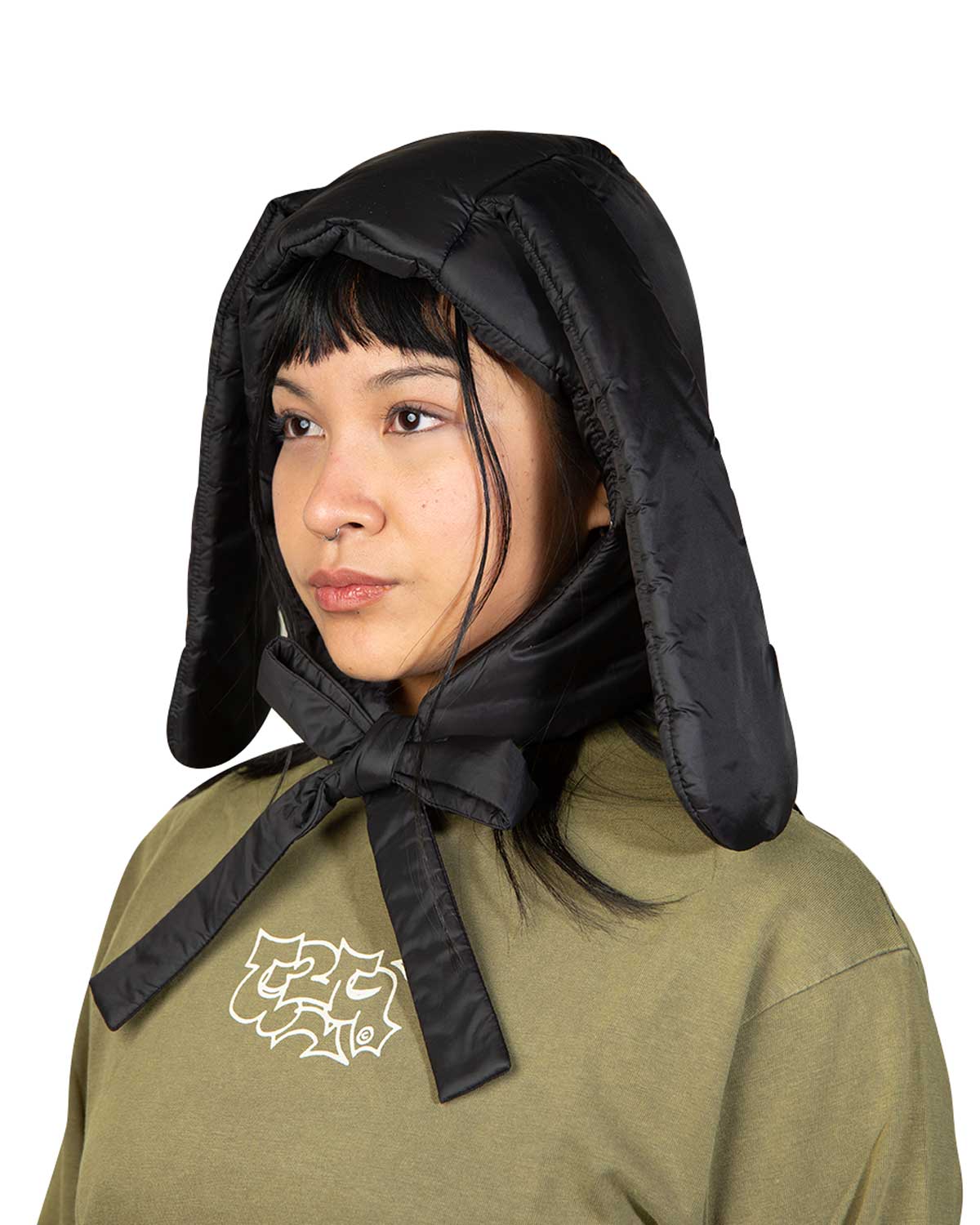 Puffer Bunny Hood [Midnight]