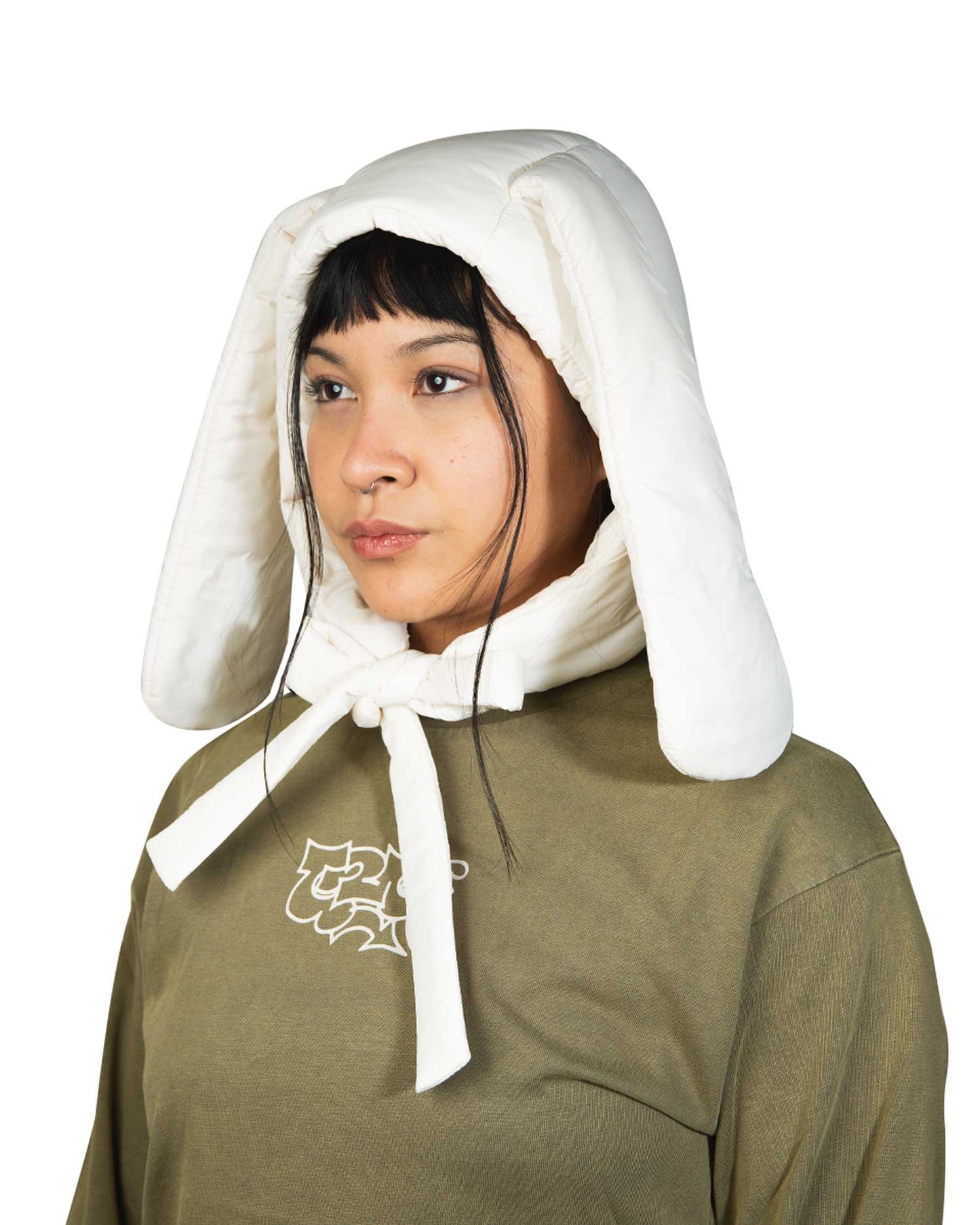 Puffer Bunny Hood [Pumice]