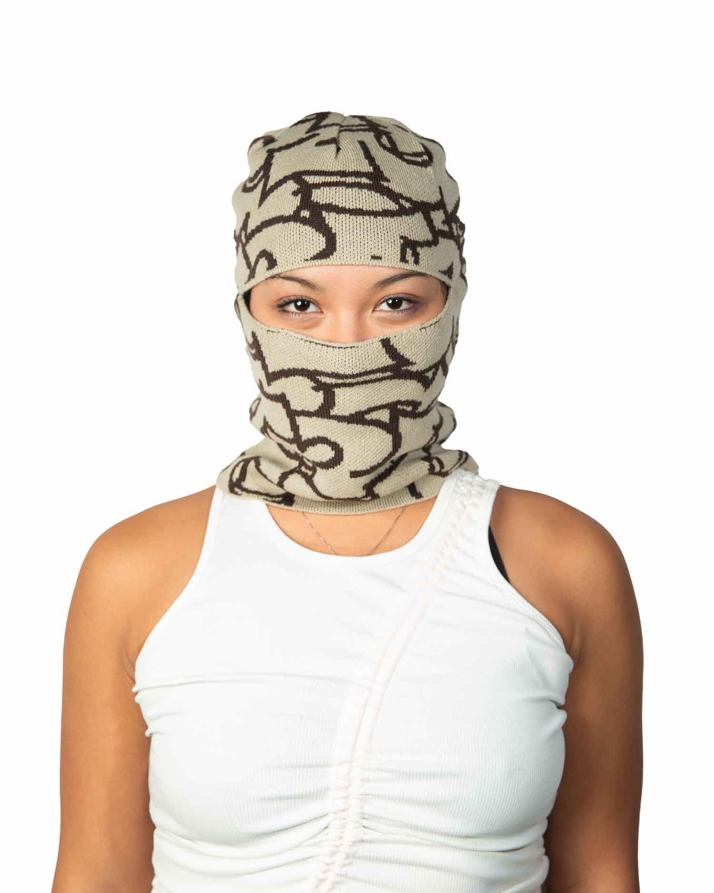 Hollow Skull Balaclava - Morel