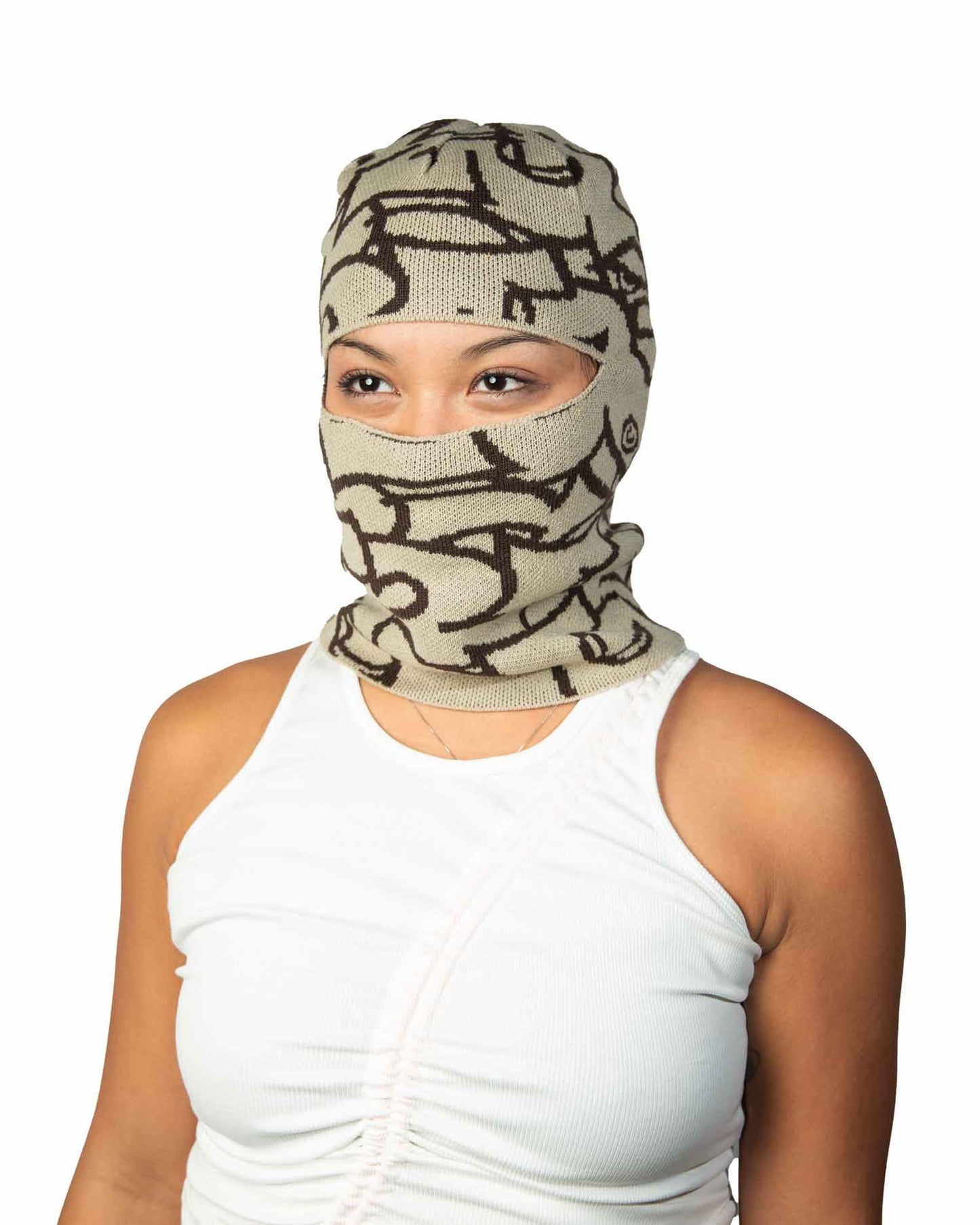 Hollow Skull Balaclava - Morel