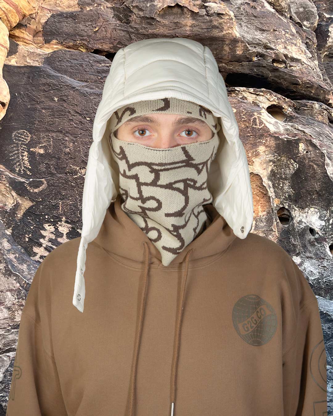 Puffer Aviation Hood [Pumice]