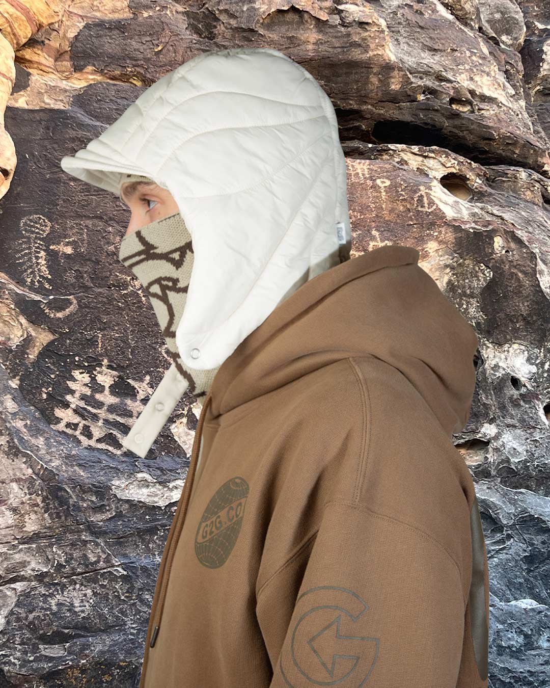 Puffer Aviation Hood [Pumice]