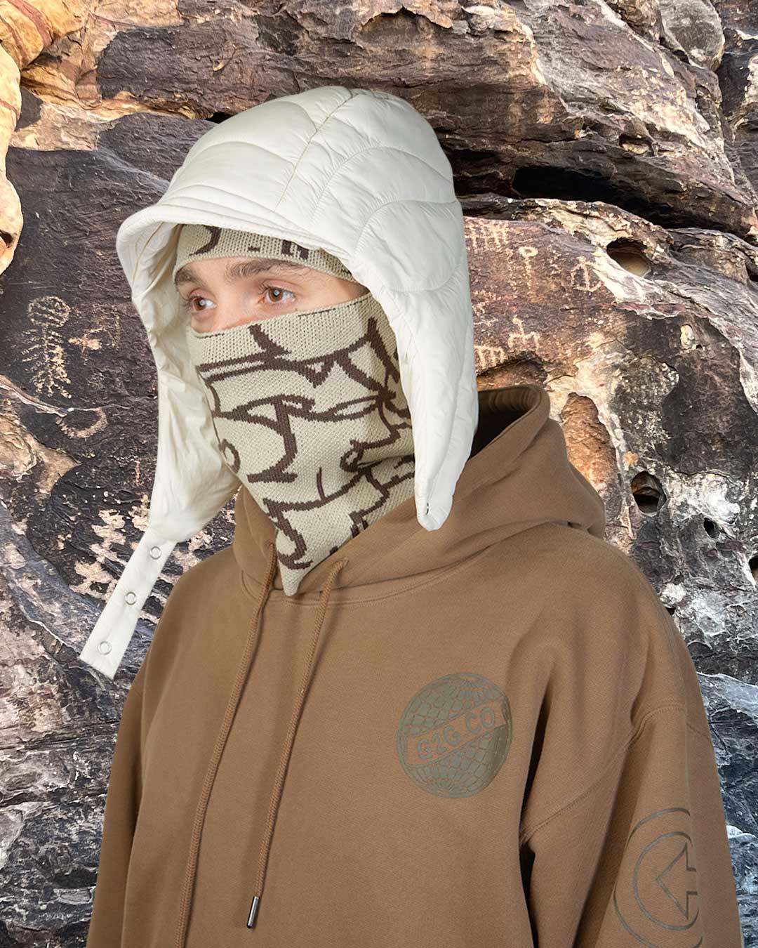 Puffer Aviation Hood [Pumice]