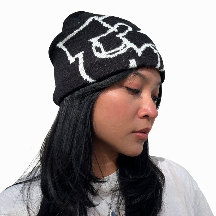 Hollow Skull Cap - Obsidian