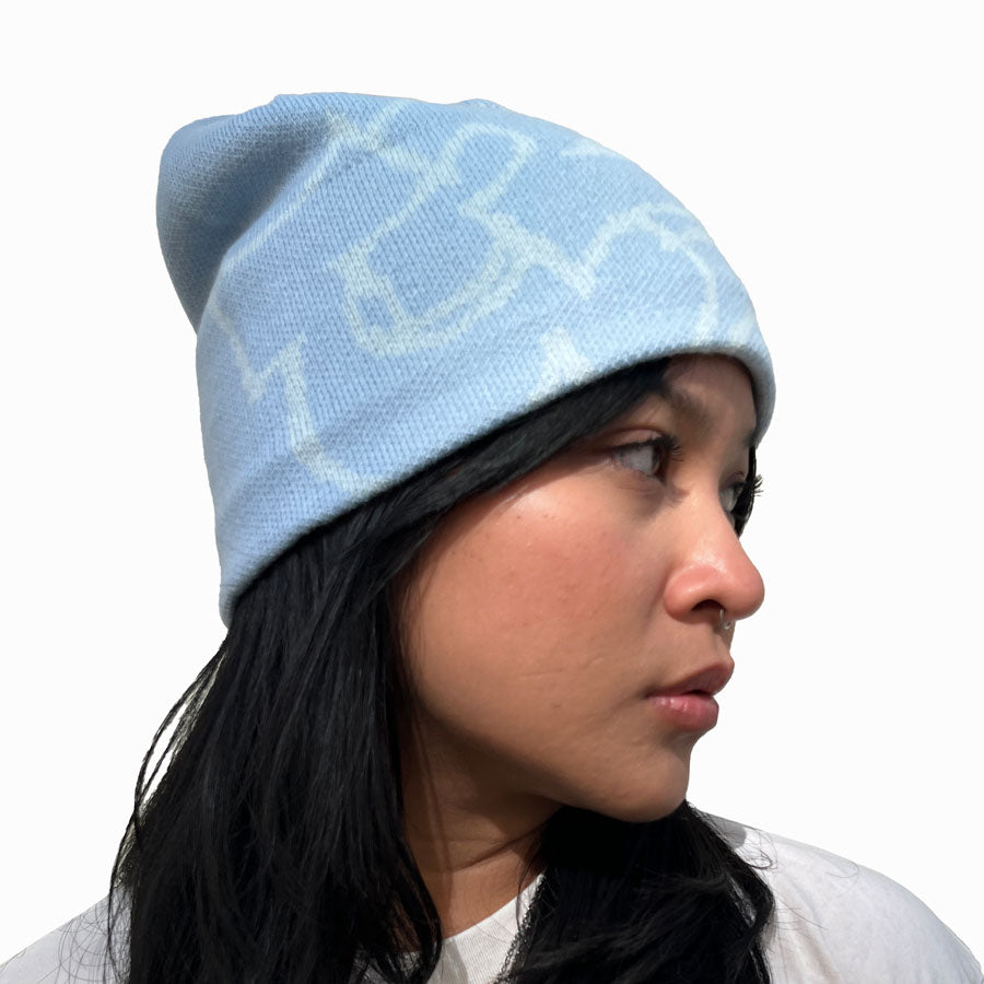 Hollow Skull Cap- Cyber Blue