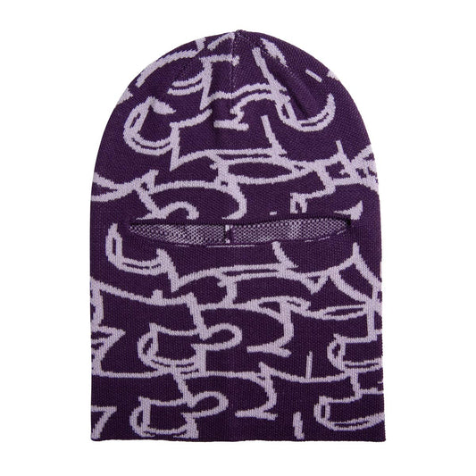 Hollow Skull Balaclava [Elderberry]