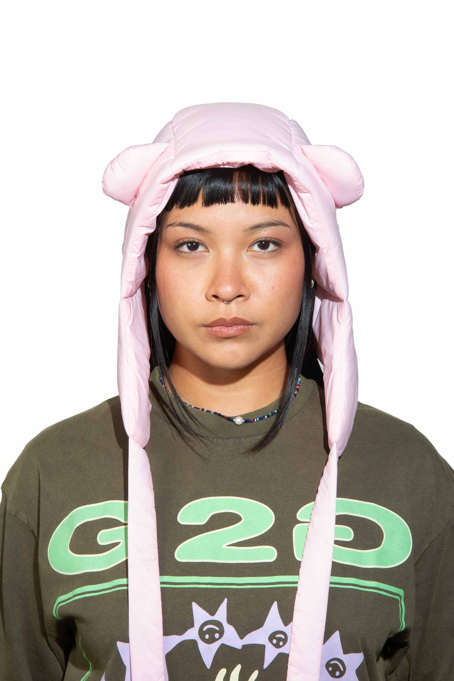Puffer Bear Hood V2 [Hibiscus]