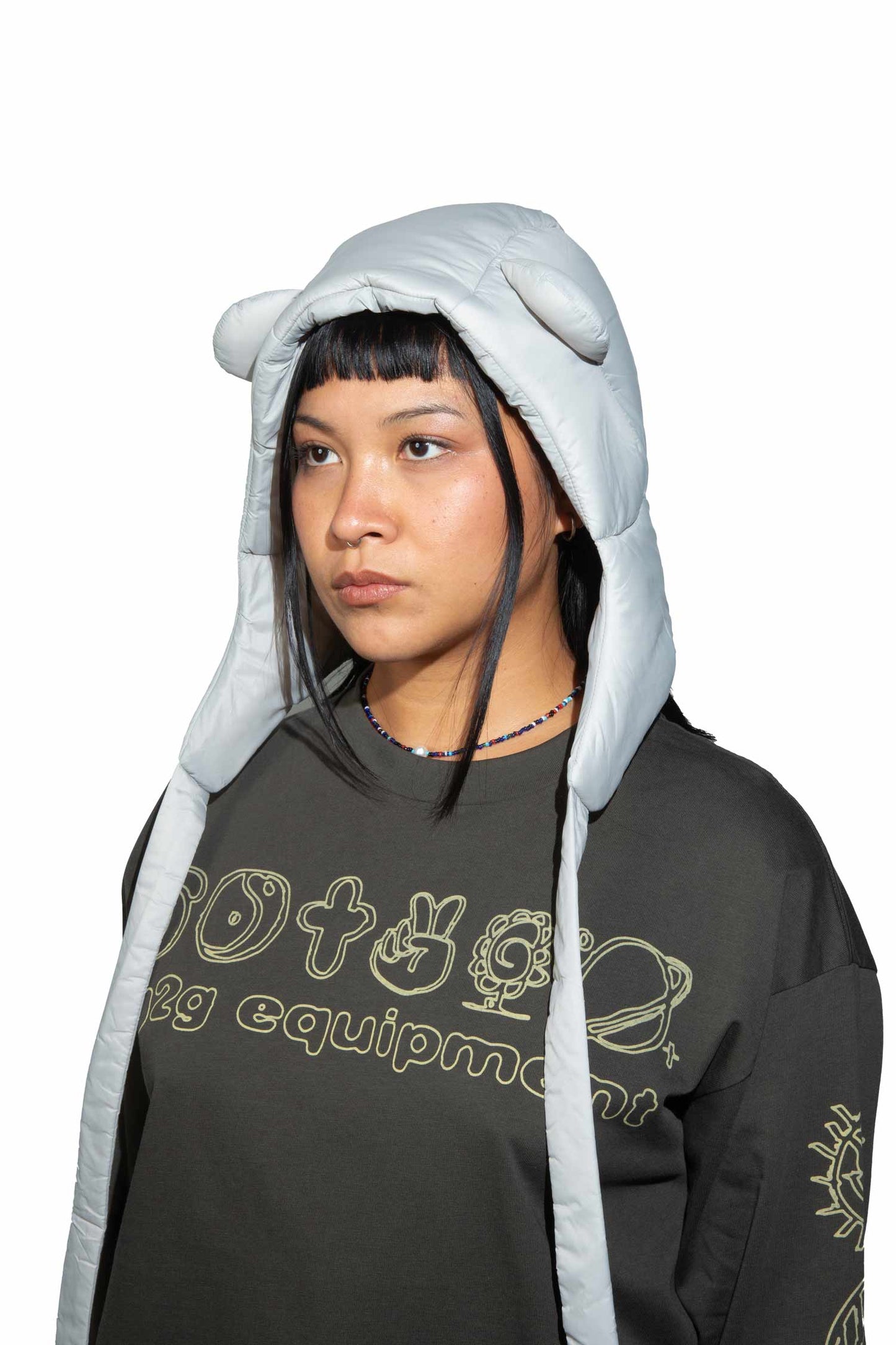 Puffer Bear Hood V2 [Slate]