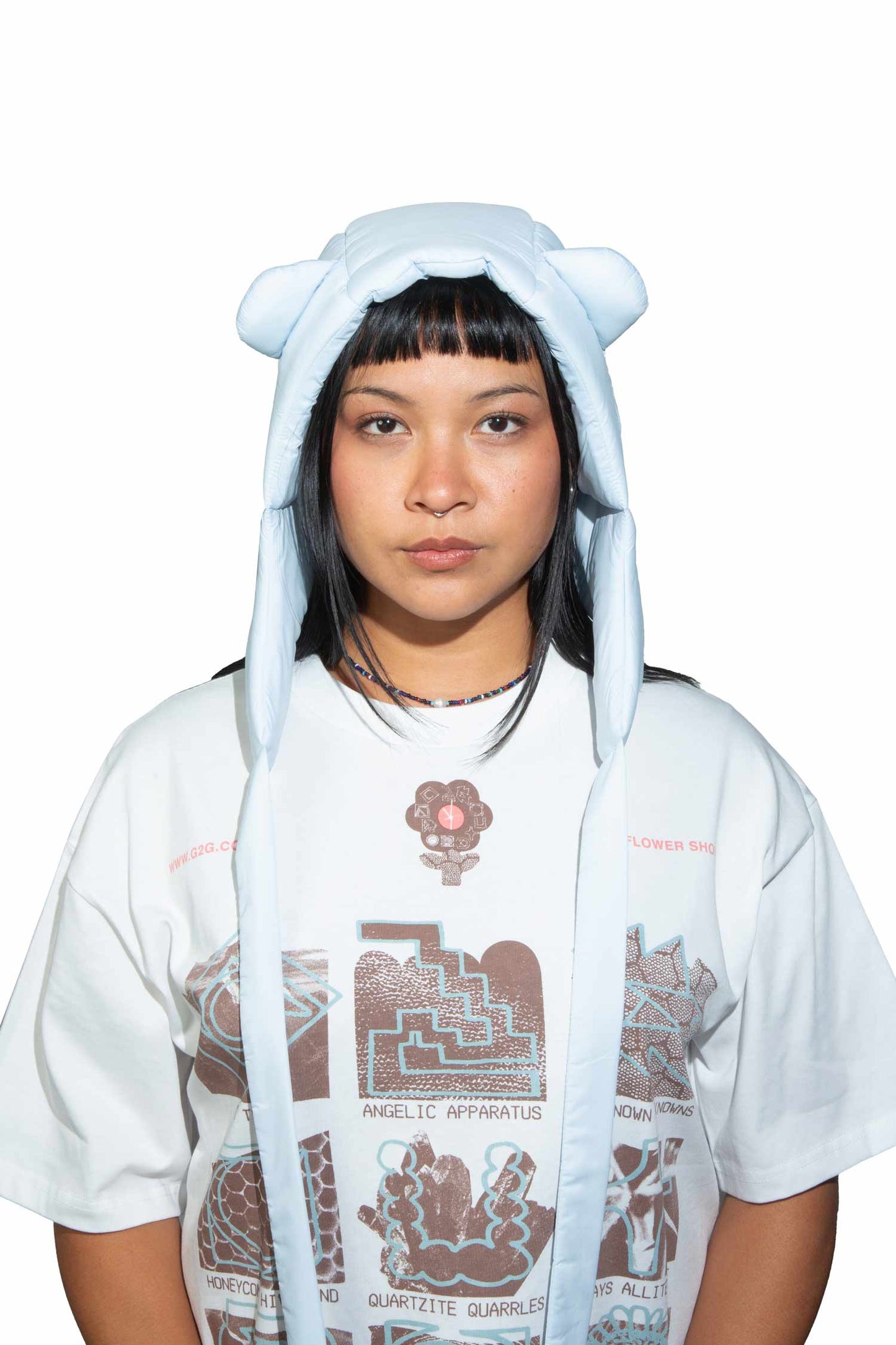 Puffer Bear Hood V2 [Glacier]