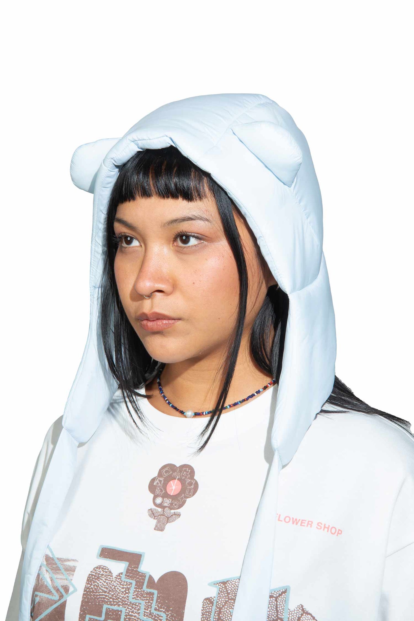 Puffer Bear Hood V2 [Glacier]