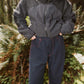 Contrast Stitch Barrel Pants