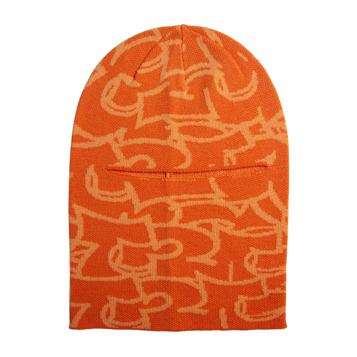 Hollow Skull Balaclava  [Tangerine]